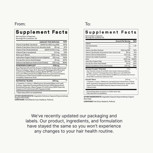 Nutrafol Men Hair Growth Supplement for Thicker