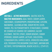CeraVe Acne Treatment Face Wash, Salicylic Acid Cleanser with Purifying Clay