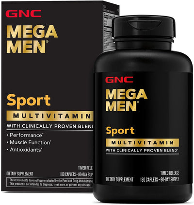GNC Mega Men Sport Multivitamin Caplets