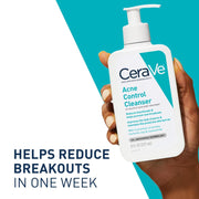 CeraVe Acne Treatment Face Wash, Salicylic Acid Cleanser with Purifying Clay