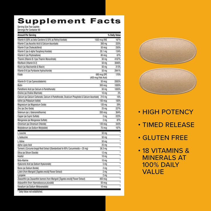 GNC Mega Men Sport Multivitamin Caplets