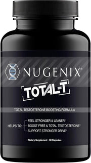 Nugenix Total-T, Free and Total Testosterone Booster Supplement for Men