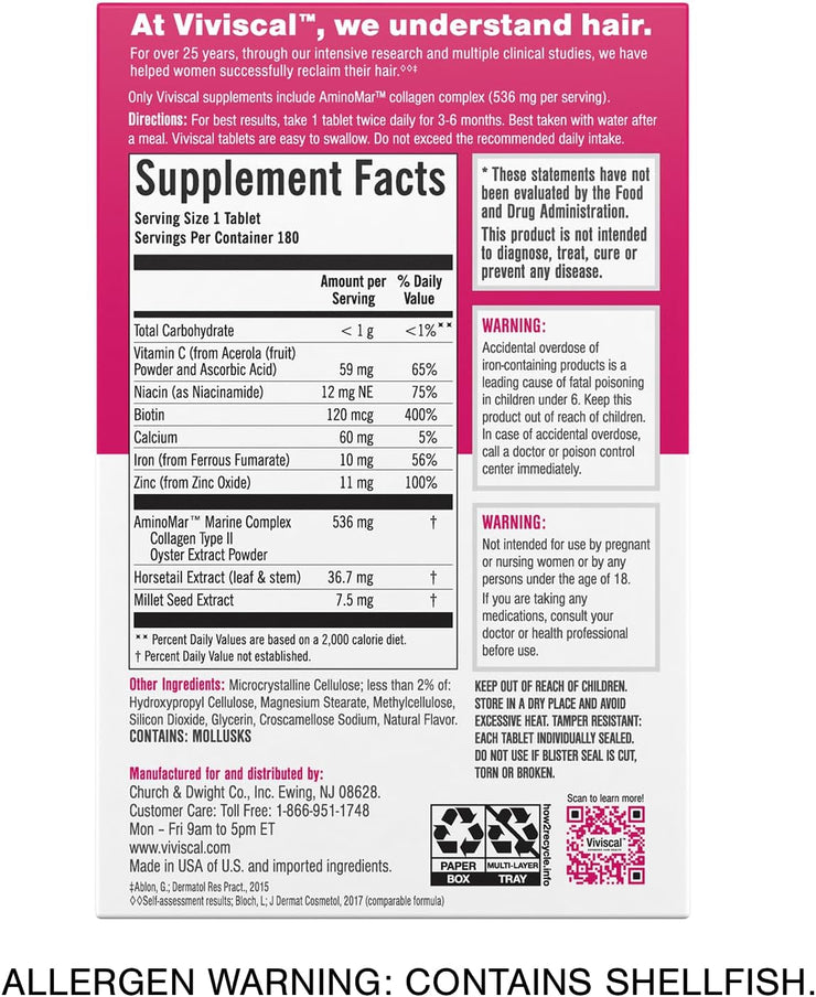 Viviscal Hair Growth Supplements For Women
