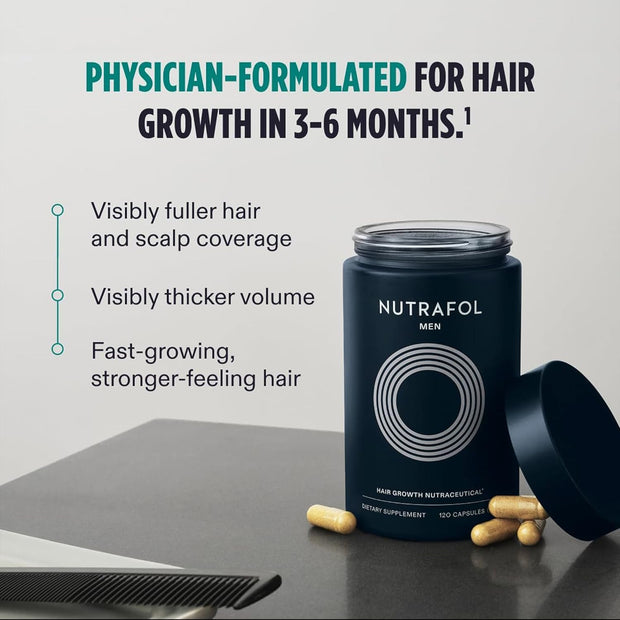 Nutrafol Men Hair Growth Supplement for Thicker
