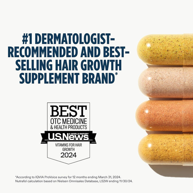 Nutrafol Men Hair Growth Supplement for Thicker